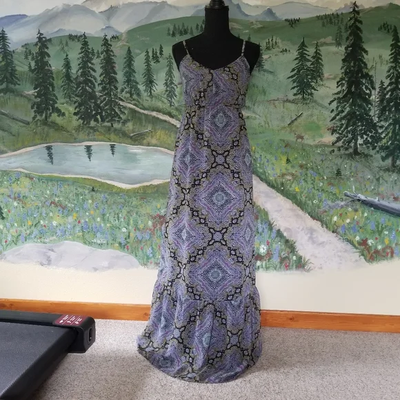 knee length dresses for ladies Arynn Maxi Dress - Slate
